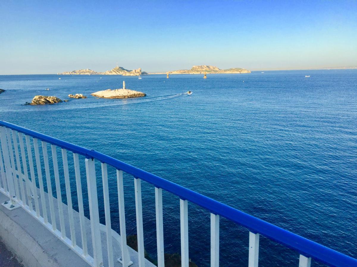 Vue Mer Le Panoramique Vieux-Port De Marsilia Exterior foto
