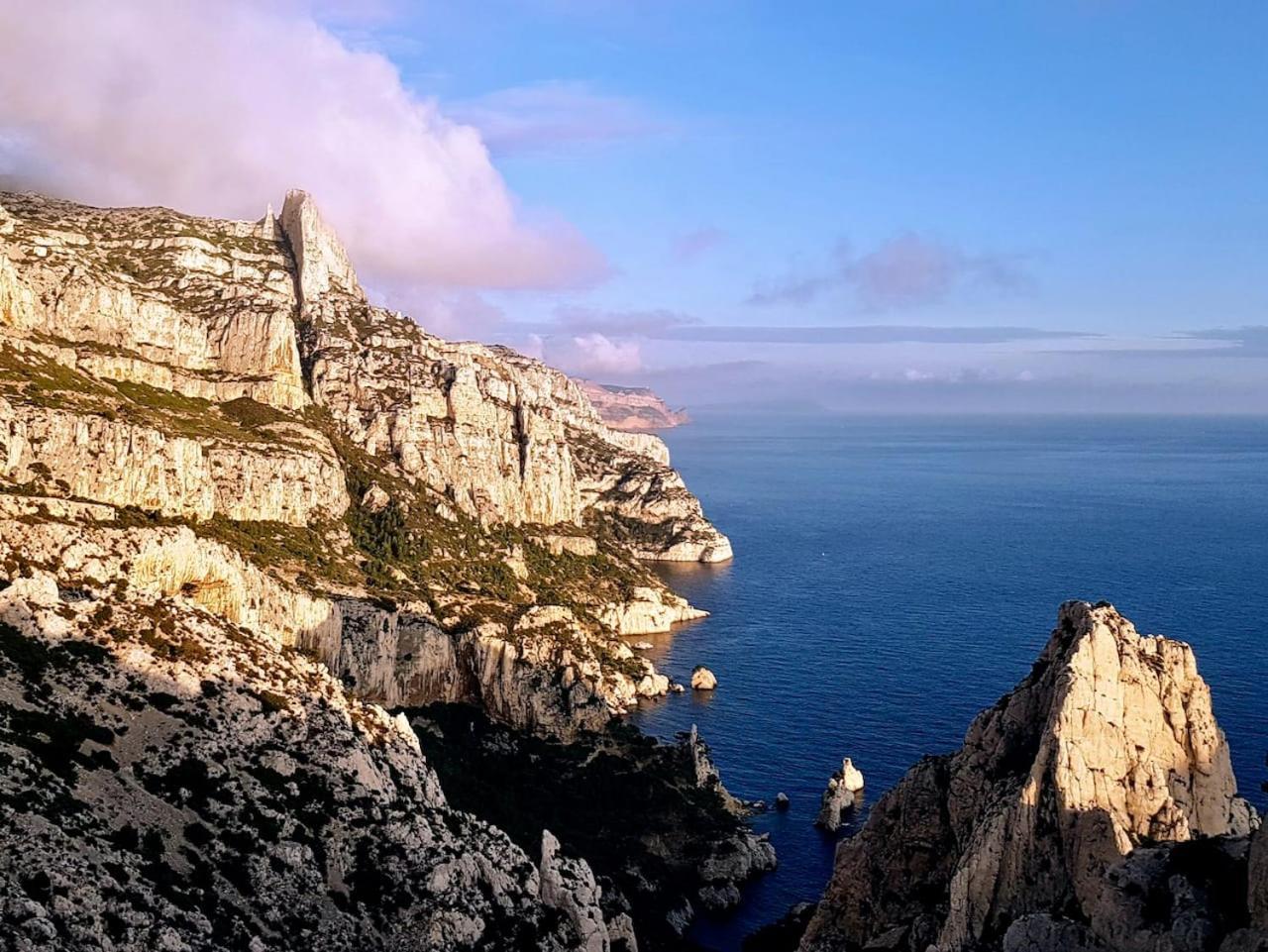 Vue Mer Le Panoramique Vieux-Port De Marsilia Exterior foto