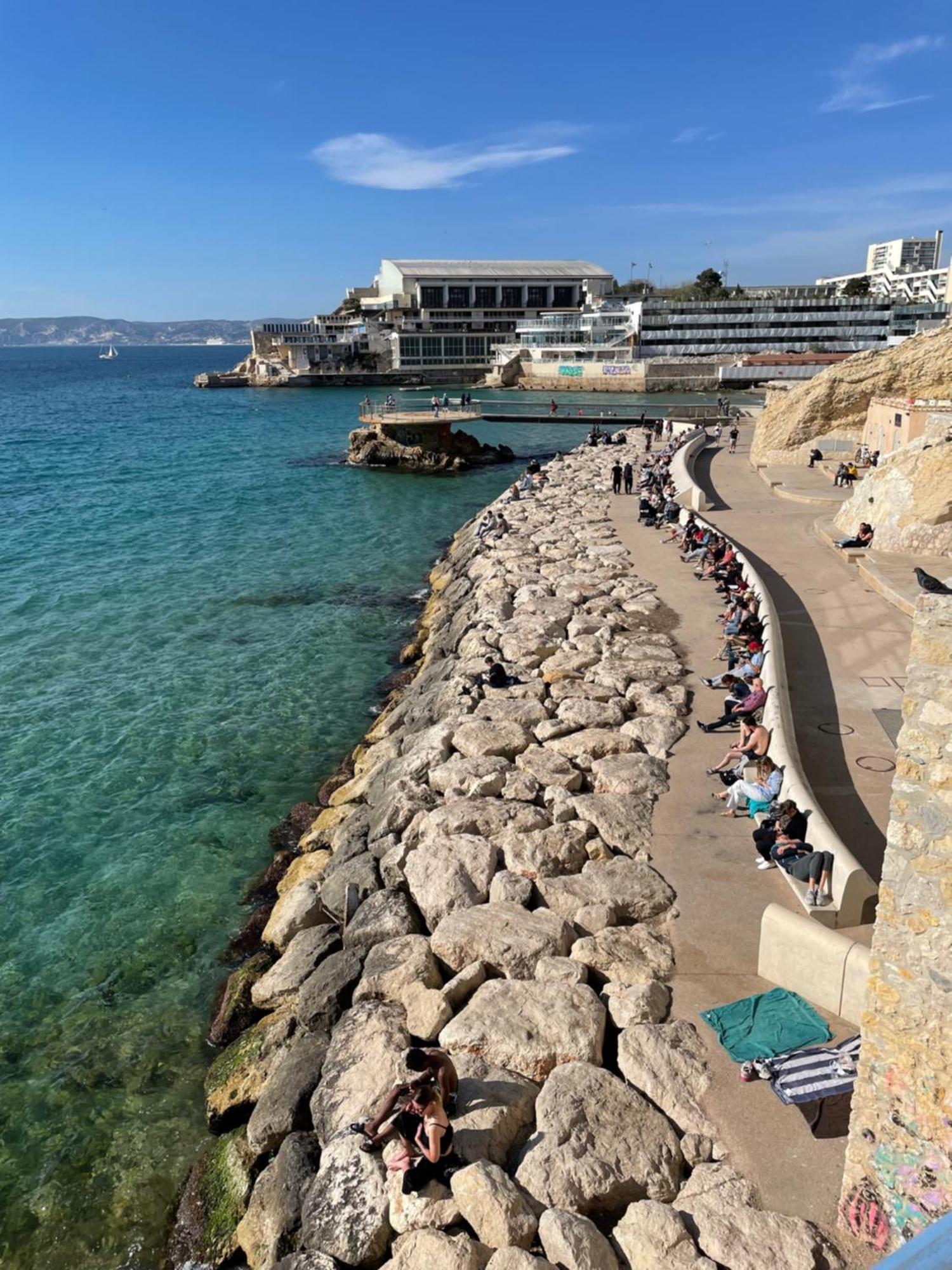 Vue Mer Le Panoramique Vieux-Port De Marsilia Exterior foto