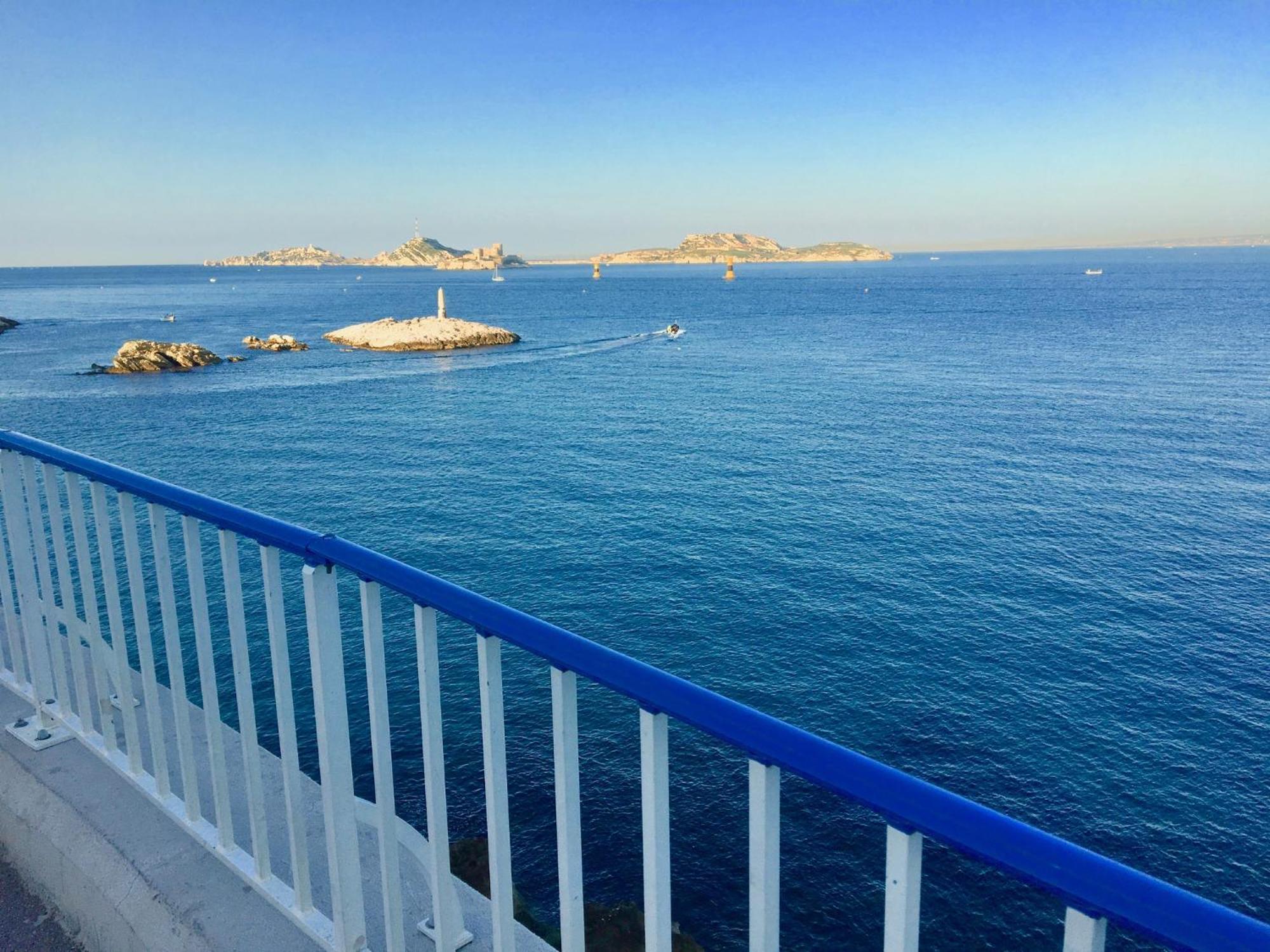 Vue Mer Le Panoramique Vieux-Port De Marsilia Exterior foto