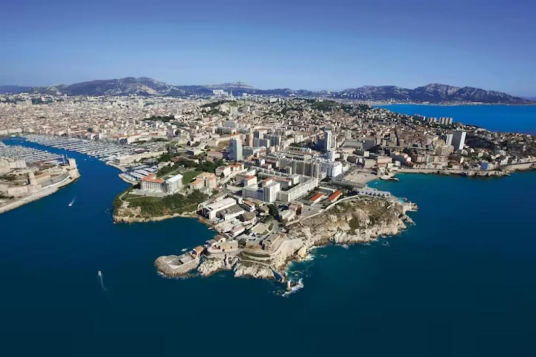 Vue Mer Le Panoramique Vieux-Port De Marsilia Exterior foto