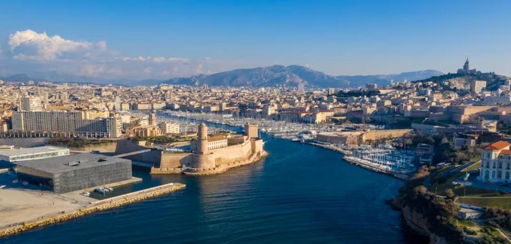 Vue Mer Le Panoramique Vieux-Port De Marsilia Exterior foto